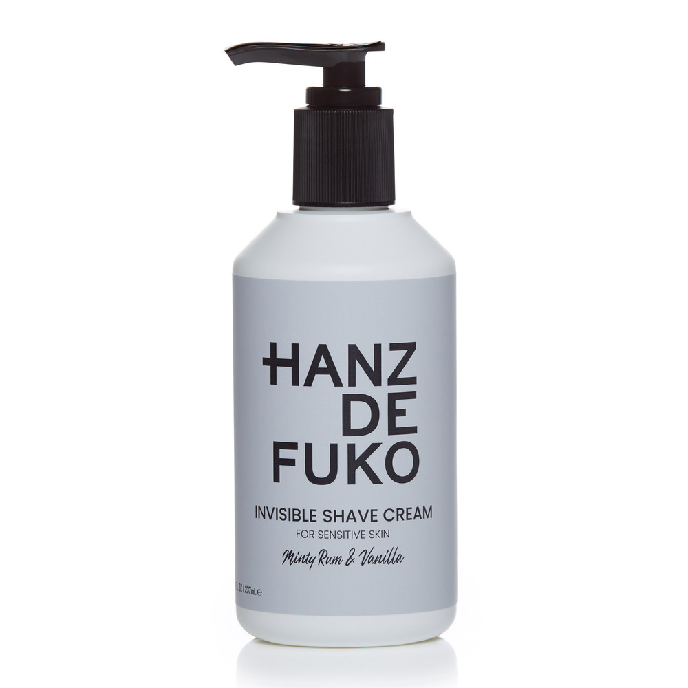 Creme de barbear Invisible Shave Cream do Hanz de Fuko