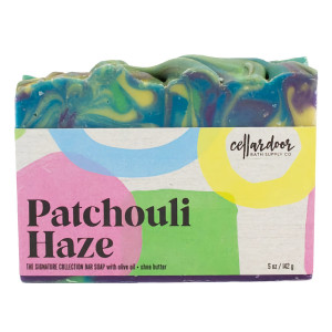 Jabón natural y vegano Patchouli Haze de Cellar Door Bath Supply Co