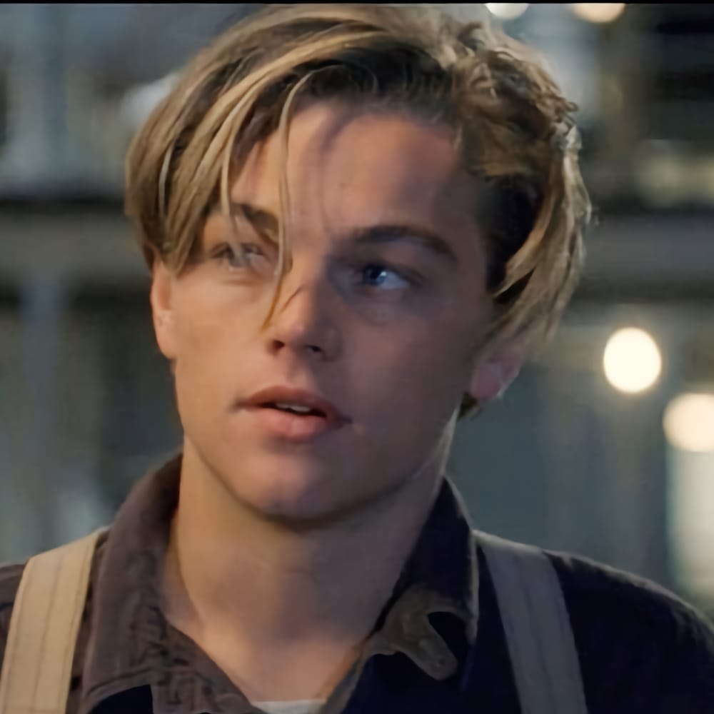 Corte de pelo de Leonardo Dicaprio en Titanic