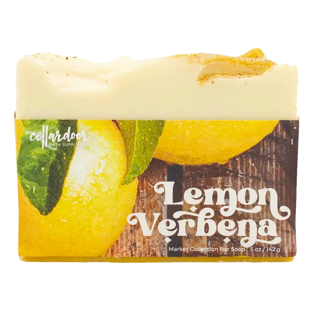 Jabón natural y vegano Lemon Verbena de Cellar Door Bath Supply Co