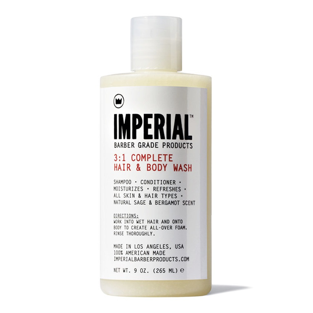 Sabonete de corpo inteiro 3:1 Complete Hair & Body Wash do Imperial