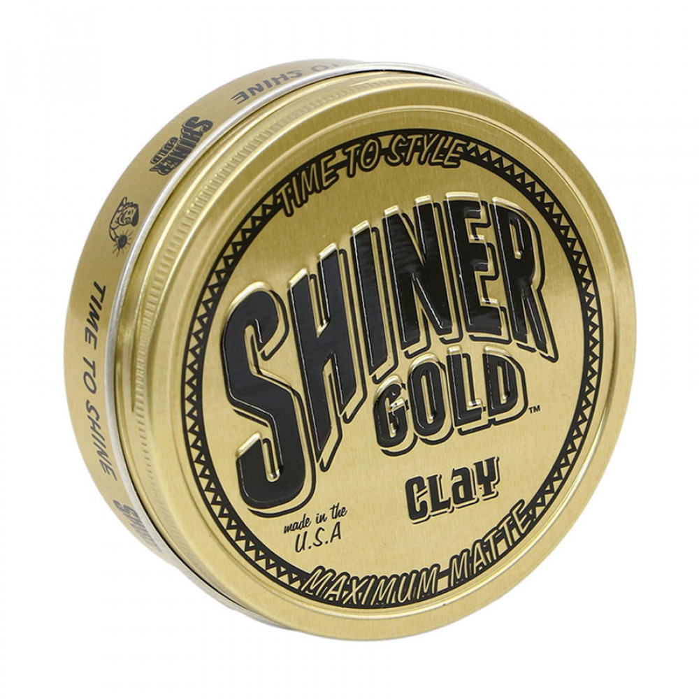 Cera fijadora Maximum Matte Clay de Shiner Gold