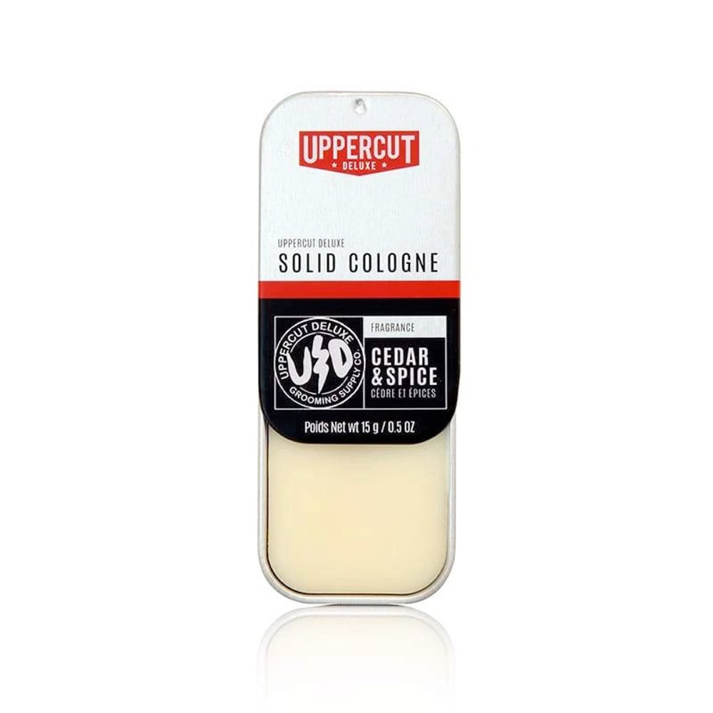 Colónia Sólida Solid Cologne - Cedar & Spice do Uppercut Deluxe