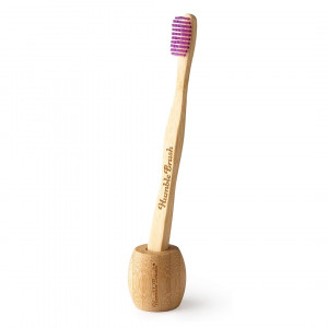 Porta escova de dentes bambú do The Humble Co.