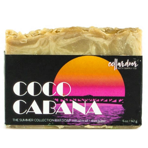 Jabón natural y vegano Coco Cabana de Cellar Door Bath Supply Co