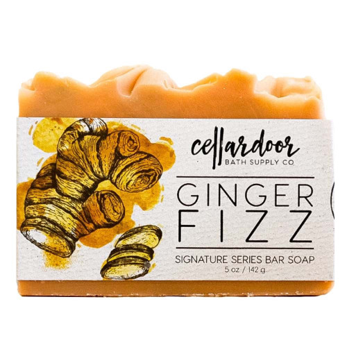 Jabón natural y vegano Ginger Fizz de Cellar Door Bath Supply Co