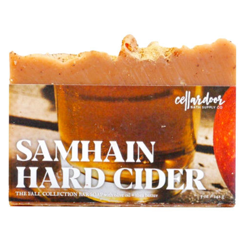 Jabón natural y vegano Samhain Hard Cider de Cellar Door Bath Supply Co