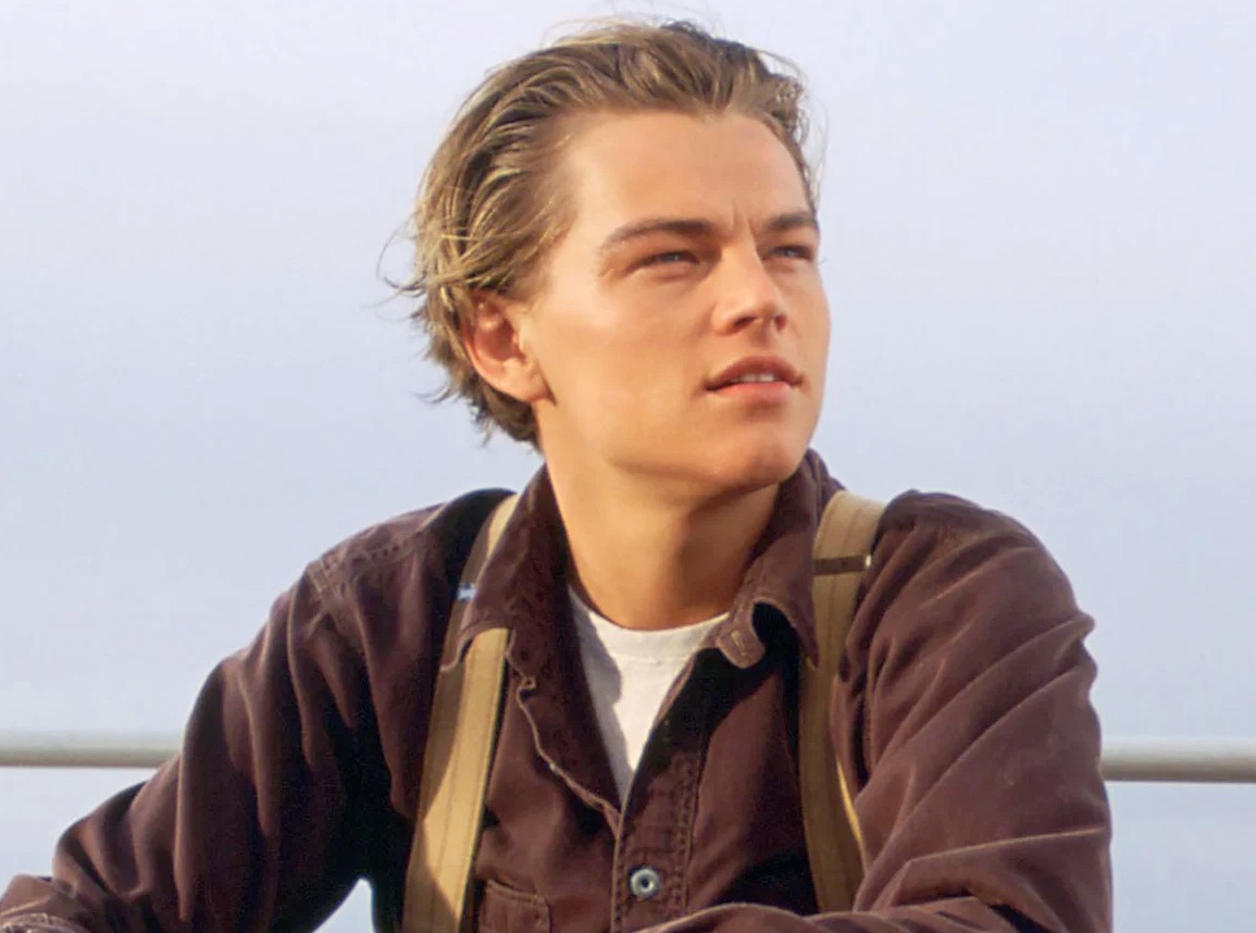 Penteado de Leonardo Dicaprio em Titanic